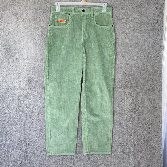 Vtg Y2K Empyre Green Cordory Relax Baggy Unisex 30x29Skateboard - Picture 1 of 10